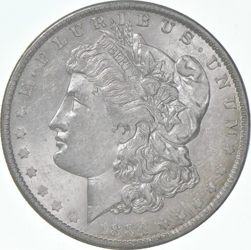 AU+ 1884-O Morgan Silver Dollar (1 coin) *6296