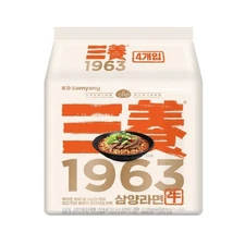 Samyang Ramen 1963 Original Korean Noodles 131g x 4 Packs – Classic K-Food