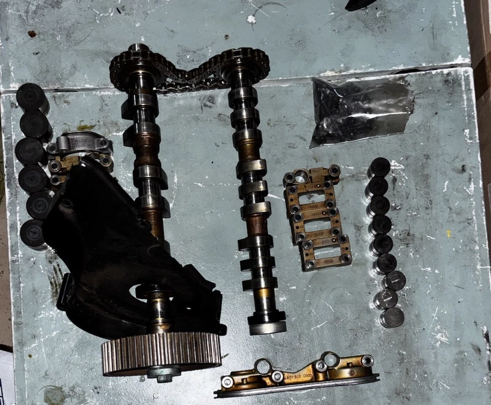 Árbol de levas de escape de admisión 00-05 Audi S4 A6 C5 Allroad 2.7T OEM lado de paso Foto 3 de 4