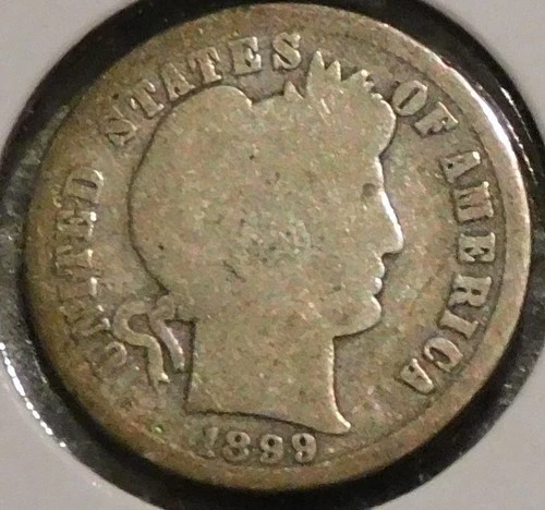 Silver Dime - Barber - 1899-S