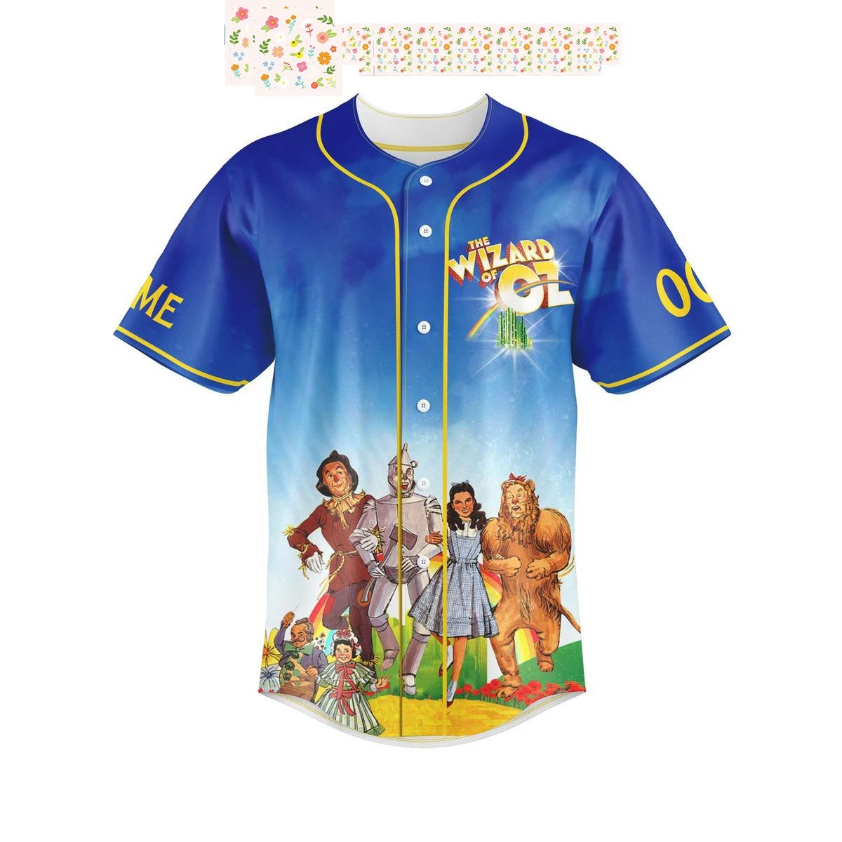 The Wizard of Oz Personalized Baseball Jersey