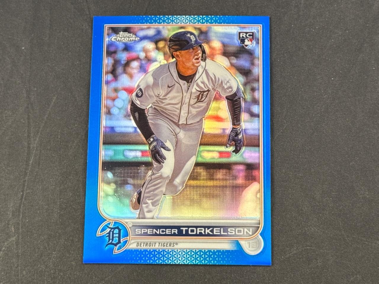 2022 TOPPS CHROME UPDATE SPENCER TORKELSON USC100 ROOKIE BLUE REFRACTOR 174/199