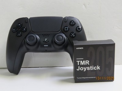 PlayStation 5 DualSense Wireless Controller PS5 Black AKNES TMR JOYSTICKS
