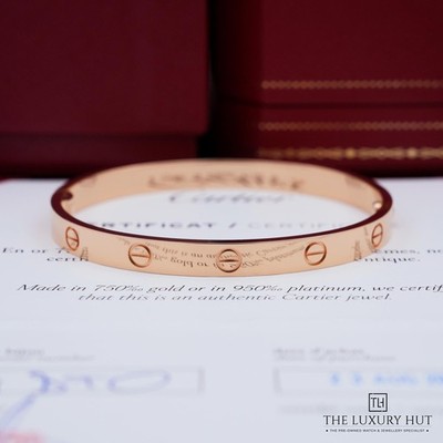 Cartier 18kt Rotgold LOVE Armreif  Einzelschraubverschluss  - klassisches Modell  - S...
