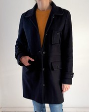 Damen Wollmantel Sessun "Karina" Größe M, dunkelblau