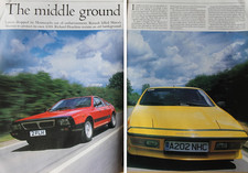 Original 2003 CSC extracted mag article MATRA MURENA v LANCIA BETA MONTECARLO S2
