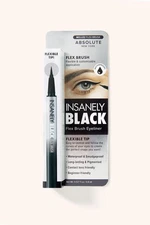 Absolute New York Insanely Black Flex Brush Liquid Eyeliner ~ Flexible Tip~ BNIB