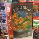 JOE and & MAC (Sega Genesis) CIB Complete Authentic and Tested