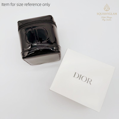 Dior Beauty black Vanity Case Cosmetic Bag Limited Edition New In