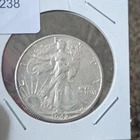 Liberty Walking Half Dollar 1942 50C Silver US Coin 0.9 Fine