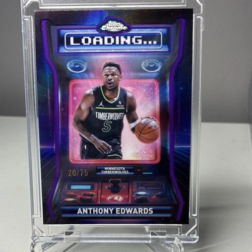 2025 Topps Chrome Anthony Edwards Base (RAW)