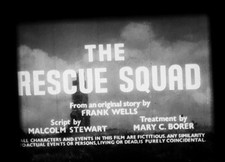 16mm B&W Film, THE RESCUE SQUAD, 1963, 3M Safety Film, Comedy