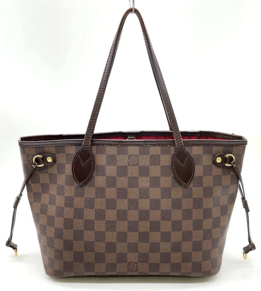 Auth Louis Vuitton Damier Ebene Neverfull PM N51109 Tote Bag W/Box/D NS101144 - Image 3 of 4