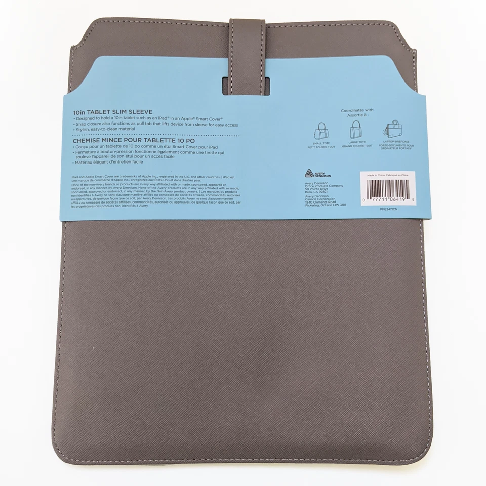 10 Inch Tablet Sleeve Slim Case Pouch iPad Martha Stewart Home Office with Avery - Image 2 of 4