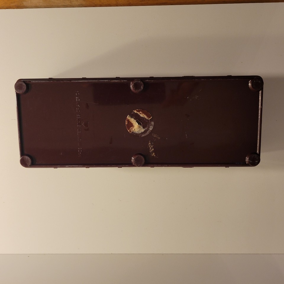 Vintage Bakelite View-Master Storage Box Maroon Base Only Sawyer's Inc ...