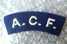 Patches- A C F Shoulder Title Patches (New* apx.80x25 mm)