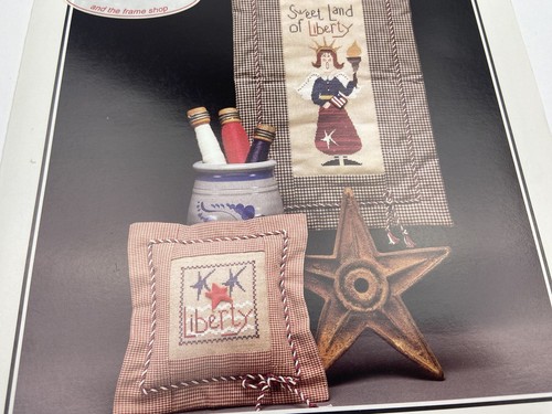 Heart In Hand Liberty Angel Counted Cross Stitch Pattern 8P - Picture 2 of 3