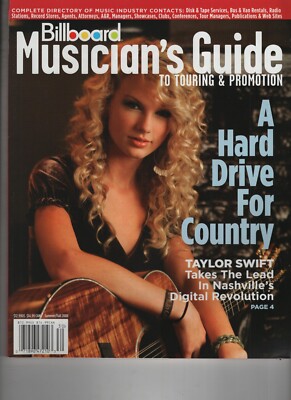 TAYLOR SWIFT BILLBOARD MUSICIAN'S GUIDE MAGAZINE 2008 | eBay
