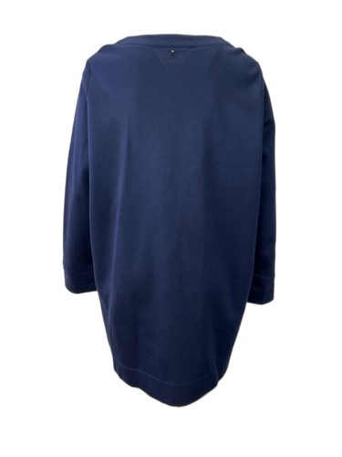 Marina Rinaldi Women's Navy Occupare Patch Pockets Zipper Jacket NWT - Picture 3 of 3