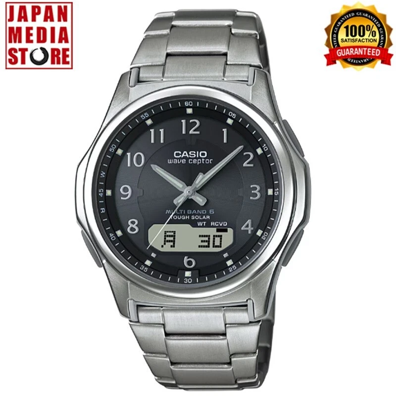 Reloj Casio Wave Ceptor WVA-M630TDE-1AJF Titanio Resistente Solar Radio Atómica Hombre