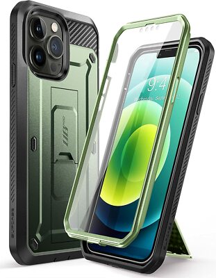 SUPCASE For iPhone 13 Pro Max 6.7'' DualLayer FullBody Case Stand Cover 360 Shell