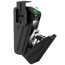 NGTeco Gun Safe, Biometric Gun Safes for Handgun, Hidden Pistol Safe with Fin...