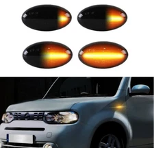 For Nissan Qashqai J10 Juke Xtrail T31 Dynamic LED Side Marker Turn Signal Light