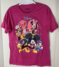 Disney Mickey Mouse and Friends 2020 Collection T-Shirt Small 4-6 Shirt Pink