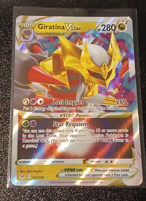 Pokemon Giratina VSTAR Full Art Holo Card | eBay