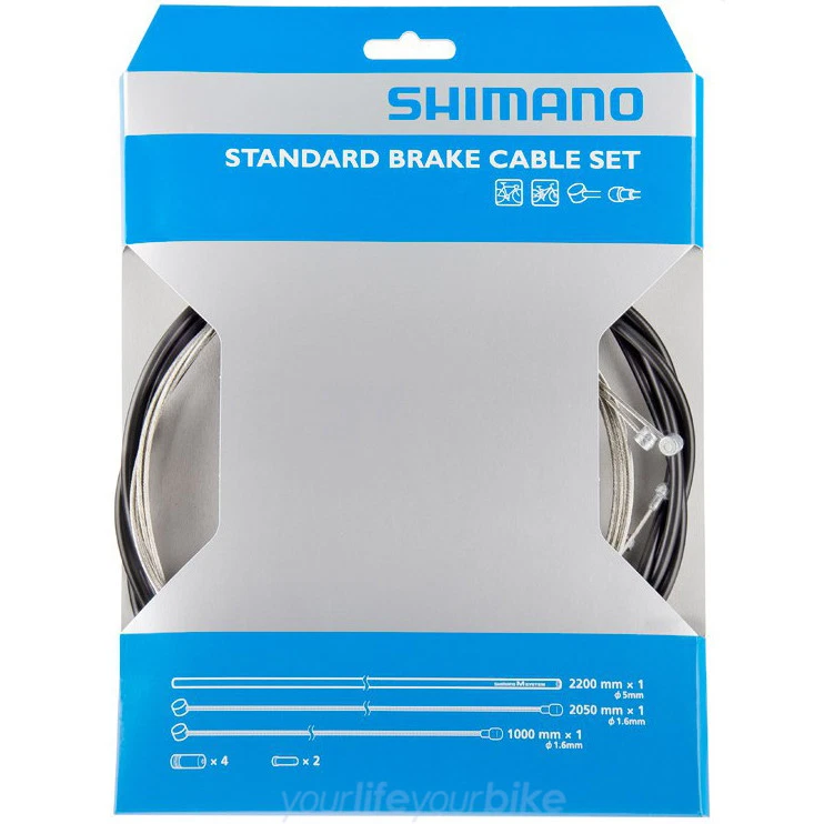 SHIMANO BREMSZUG SATZ 1 FAHRRAD BOWDENZUG BREMSE AUSSENHÜLLE INNENZUG BREMSHÜLLE - Bild 1 von 1