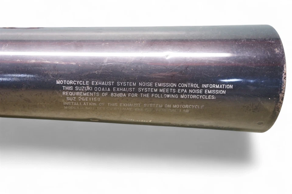 Tubo de escape silenciador derecho izquierdo suzuki 1984 1985 1986 gs1150 gs1150e 1150 7*2670 Foto 4 de 4