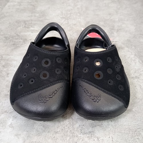 Nike Aqua Swoosh Sandalias Negras Infantes Talla UK 4.5 - 5 C con caja dañada - Imagen 3 de 11