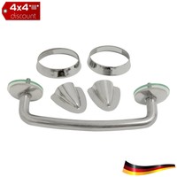 Scheibenrahmen AuflagebüGel Kit Hood Polished Stainless Steel Stainless Steel