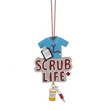 Scrub life Nurse ornament