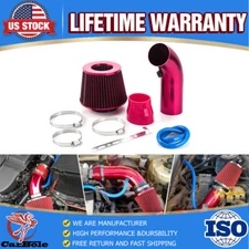 Cold Air Intake Filter Induction Kit Pipe Power Flow Hose System Car Auto Part