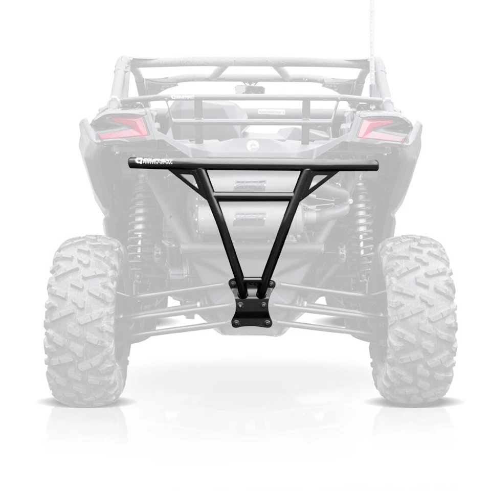 HMF Racing HD Defender Sunburst Yellow Rear Bumper Guard Can-Am Maverick X3 - Image 2 of 4