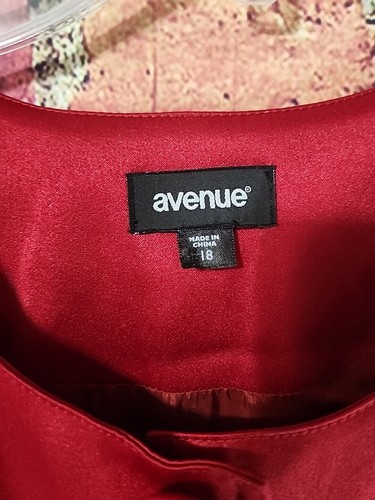 Avenue Jacket 18 Red Casual C80 - Picture 2 of 10