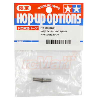 Tamiya 3x3.9x10.5mm Flanged Tube 2 pcs Silver #19803242 | eBay Tamiya 3x3.9x10.5mm Flanged Tube 2 pcs Silver #19803242 | eBay