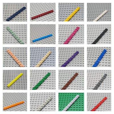 LEGO  8 Stück Platte Bauplatte Basic 1x10 - 4477 - diverse Farben
