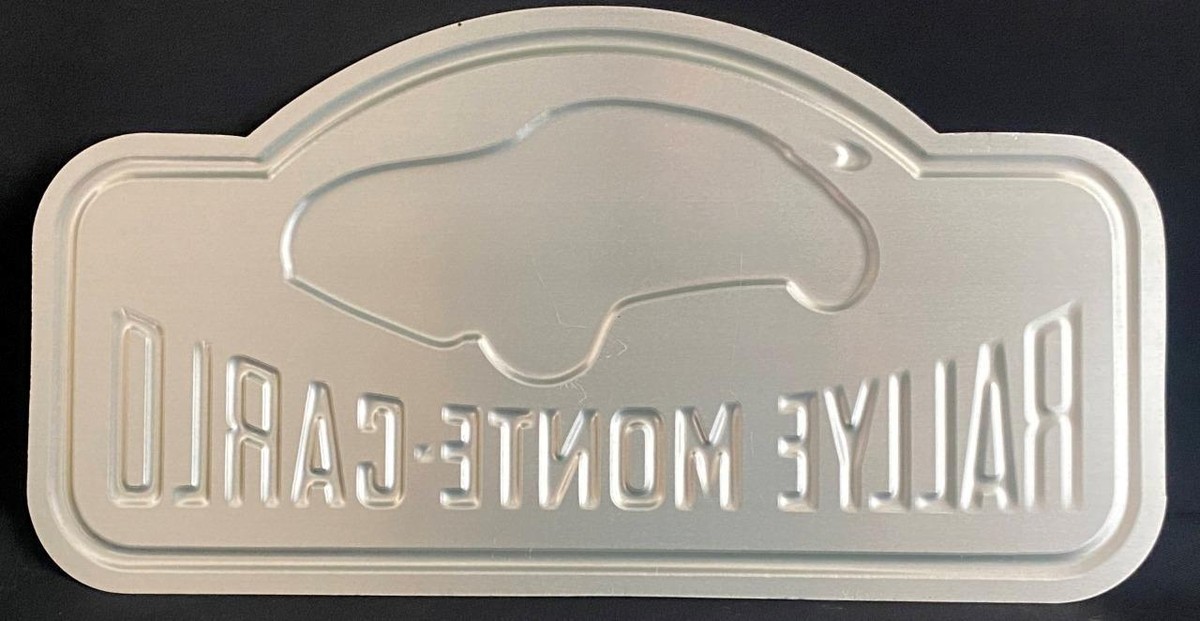 Plaque de rallye MONTE CARLO 2009