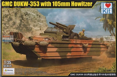 ILK63540 1:35 I Love Kit GMC DUKW-353 with 105mm Howitzer