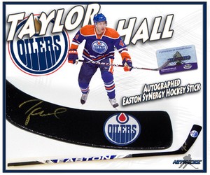 taylor hall signed jersey