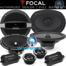 pkg FOCAL PC690N 6"X9" PERFORMANCE 240W SPEAKERS + R-165S2 6.5" 240W COMPONENT 