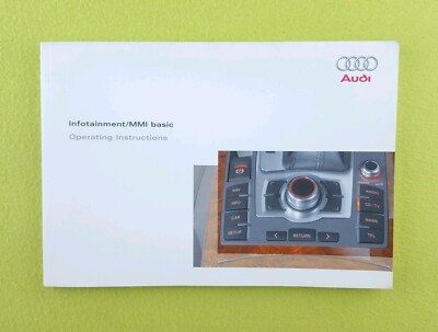 AUDI A6 / Q7 MMI Basic Navigation / Sat Nav Owners Manual - Printed 2005