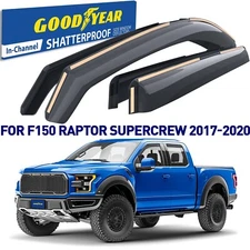 Rain Guards Vent Visors Shade for 2017-2020 Ford F-150 Raptor SuperCrew