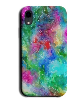 Bunte Aquarellfarben Handyhülle Cover Abstrakt Kunstwerk Kunst Pinsel CE24
