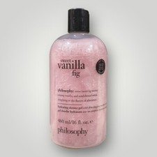 Philosophy Sweet Vanilla Fig Shampoo Shower Gel Bubble Bath 16 oz Sealed