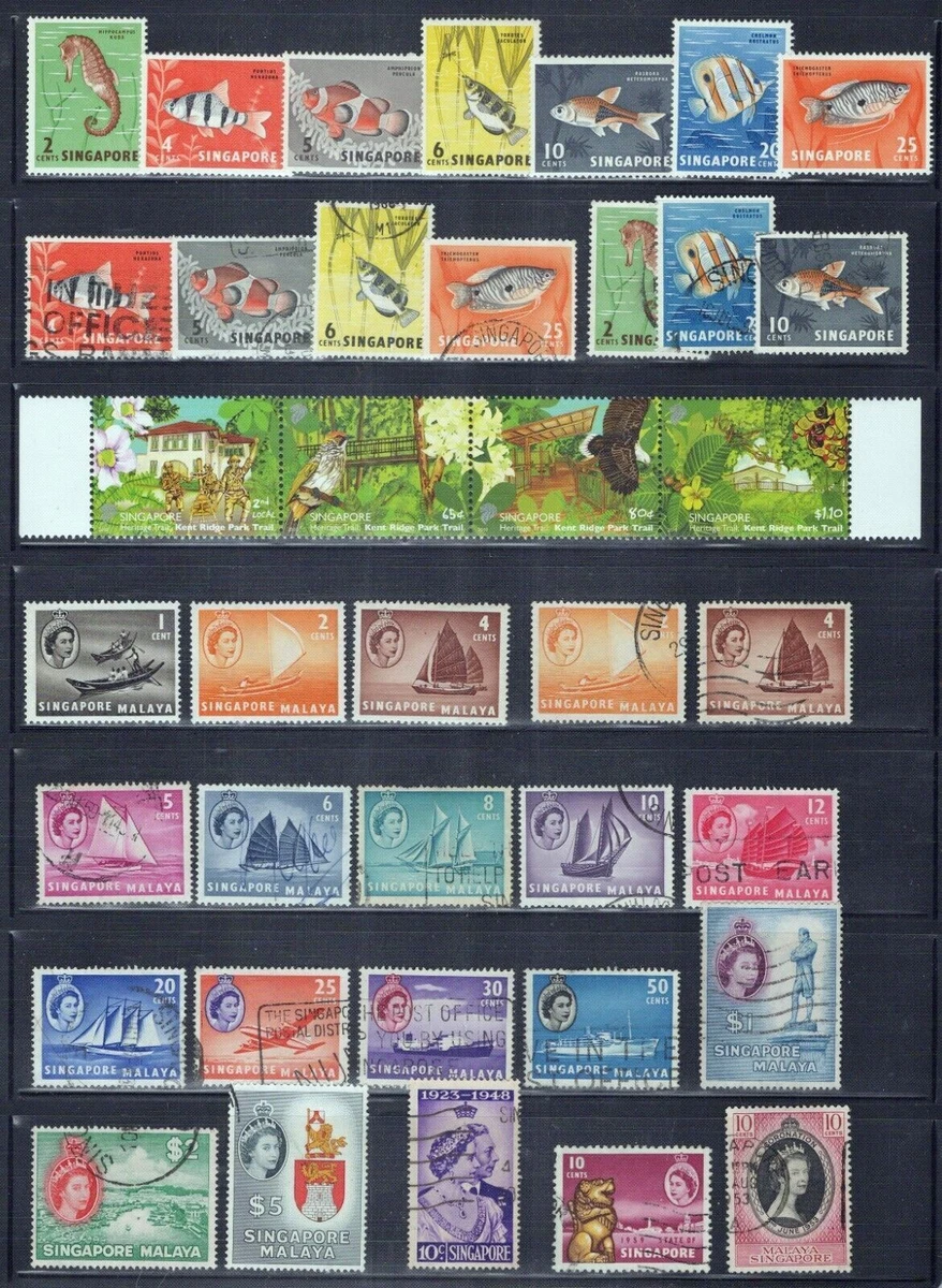 Collection Singapore Stamps (1963-Now) for sale | eBay