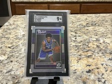 2017-18 Panini Donruss Optic - The Rookies De'Aaron Fox #5 (RC) HOLO PRIZM SGC 9