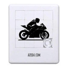 'Man on Sport Motorcycle' Sliding Puzzle (PZ00035400)